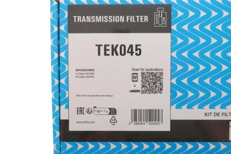 Фільтр гідравлічний КПП purflux TEK045