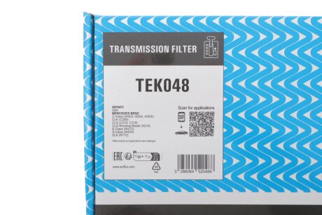 Фільтр АКПП MB W204 08-14 /W205 14-18 /S204 14- /S205 18- (з прокладкою) purflux TEK048