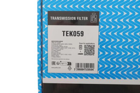 Фільтр гідравлічний КПП purflux TEK059