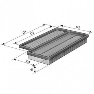 Фiльтр повiтряний purflux A1459