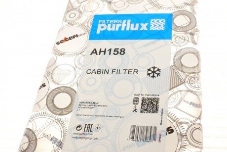 Фильтр салона purflux AH158