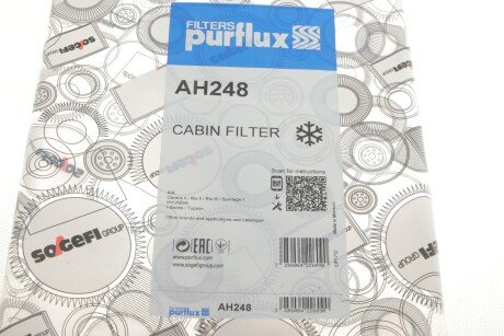 Фильтр салона purflux AH248