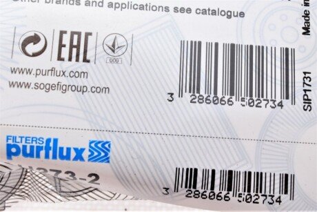 Фільтр салону purflux AH2732