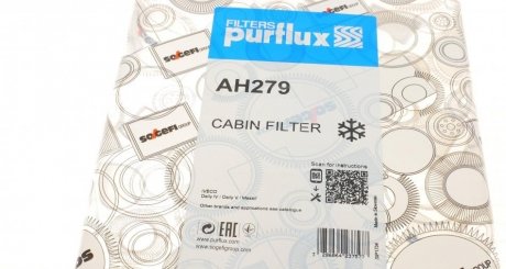 Фильтр салона purflux AH279