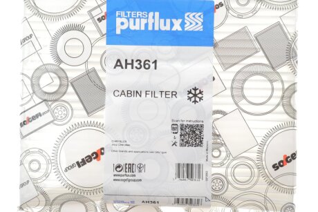 Фильтр салона purflux AH361