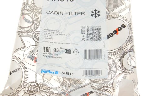 Фільтр салону purflux AH513
