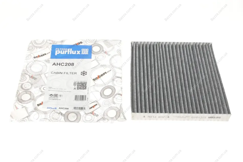 Фильтр салона purflux AHC208