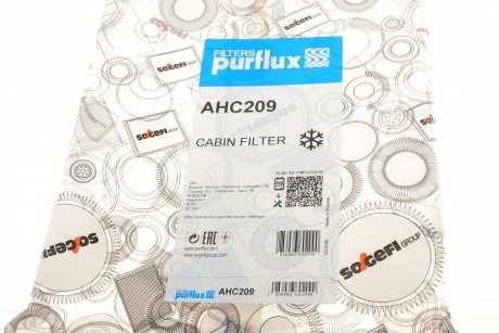 Фільтр салону purflux AHC209