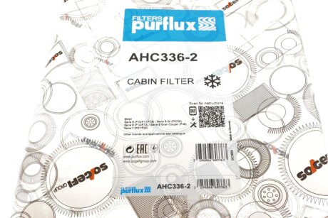 Фильтр салона purflux AHC3362