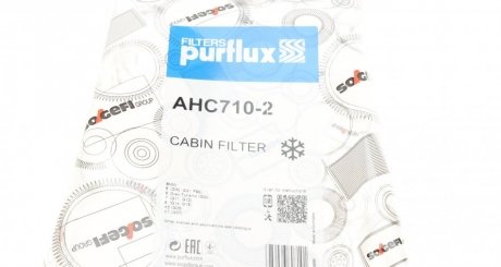 Фильтр салона purflux AHC710-2