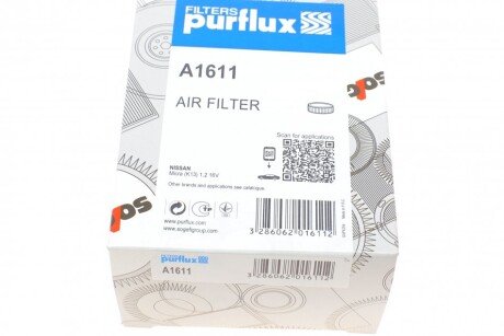 Фильтр воздушный purflux A1611