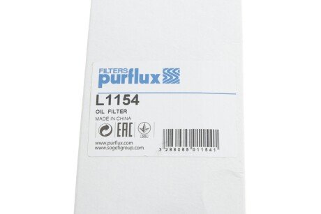 Масляный фильтр purflux L1154