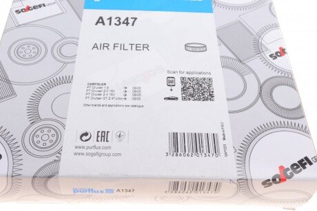 Воздушный фильтр purflux A1347