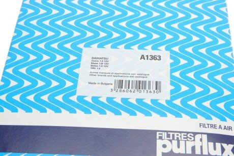 Воздушный фильтр purflux A1363