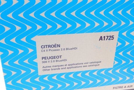 Воздушный фильтр purflux A1725