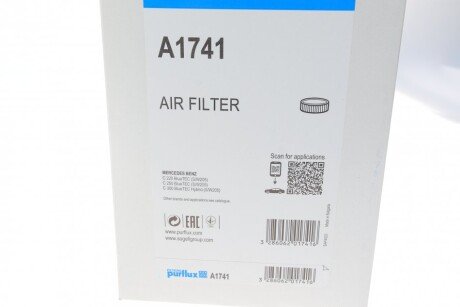 Воздушный фильтр purflux A1741