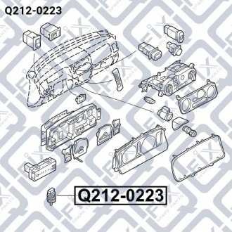 ДАТЧИК СПИДОМЕТРА MITSUBISHI L200 KA4T 2005-/PAJER q-FIX Q2120223