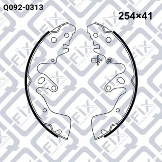 Колодки ручного (стоячого) гальма q-FIX Q0920313