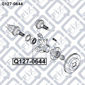 Подшипник передней ступицы q-FIX Q1270644
