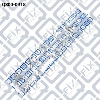 Прокладка выпускного коллектора q-FIX Q3000918