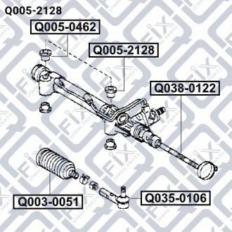 Сайлентблок q-FIX Q0052128