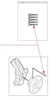 Комплект направляючих болтів quick Brake 11633K