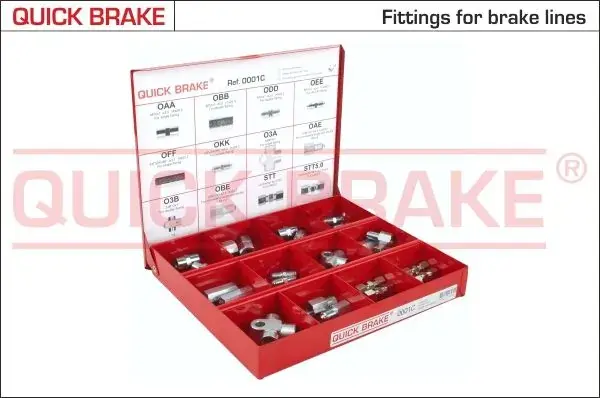 Комплект фітингів гальмівної трубки quick brake 1710001C
