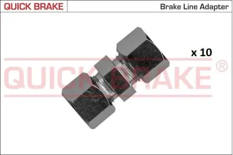171-STT6-10 QUICK BRAKE З\'єднувач гальмівної трубки (заміна для STT6.0) quick brake 171STT610