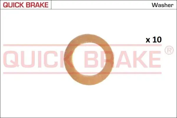 Комплект шайб мідних quick brake 321110K