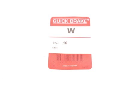 Скоба кріплення гальмівних трубок quick Brake W