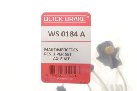 Датчик зносу,гальм.колодки quick Brake WS0184A
