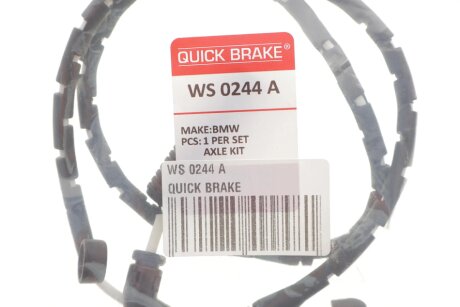 Датчик зносу,гальм.колодки quick Brake WS0244A