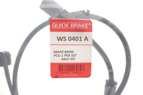Датчик зносу,гальм.колодки quick Brake WS0401A