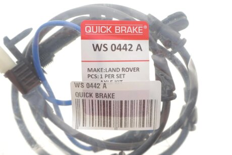 Датчик зносу,гальм.колодки quick Brake WS0442A