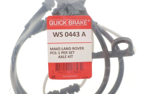 Датчик зносу,гальм.колодки quick Brake WS0443A