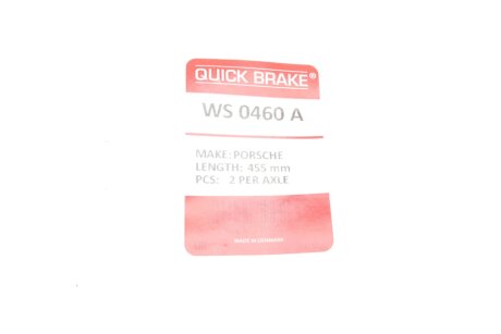 Датчик зносу гальмівних колодок quick Brake WS0460A