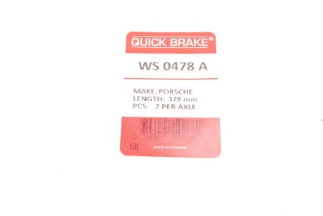 Датчик зносу гальмівних колодок quick Brake WS0478A
