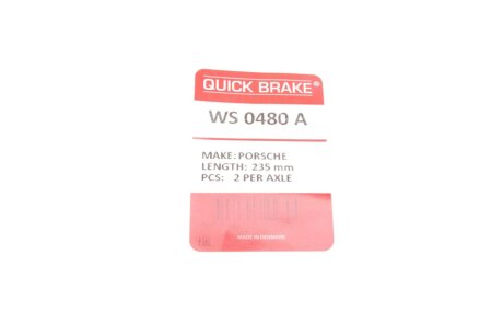 Датчик зносу гальмівних колодок quick Brake WS0480A