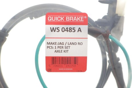 Датчик зносу,гальм.колодки quick Brake WS0485A