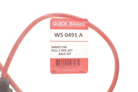 Датчик зносу гальмівних колодок quick Brake WS0491A