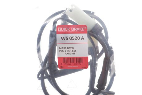 Датчик зносу гальмівних колодок quick Brake WS0520A