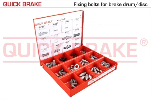 QUICK BRAKE Набір елементів для монтування гальм quick brake 0004C