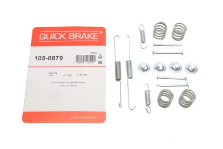 105-0879 QUICK BRAKE Комплект пружинок колодок ручного гальма quick brake 1050879