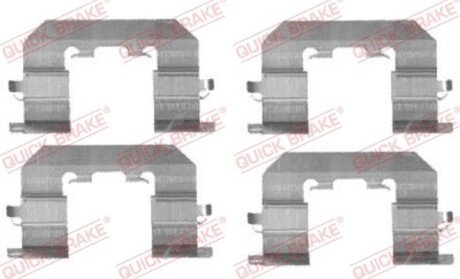 Планка супорта прижимна quick Brake 109-1723 на Ниссан Almera classic b10