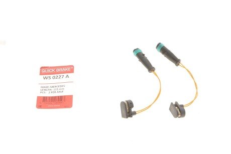 Датчик зноcу колодок quick Brake WS 0227 A на Мерседес Vito w447