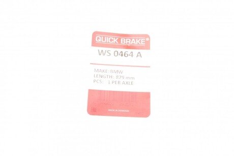 Датчик зносу гальмівних колодок quick Brake WS0464A