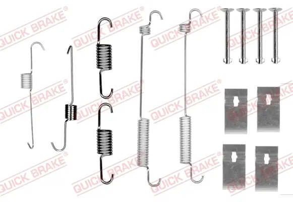Колодки ручного (стоячого) гальма Quick Brake 105-0846 (фото 1)