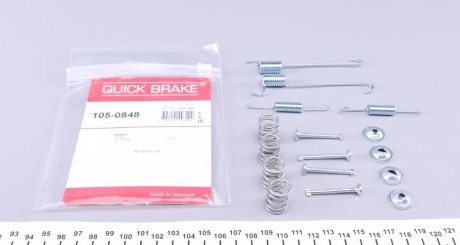 Р/к барабанних гальм. колодок quick Brake 105-0848