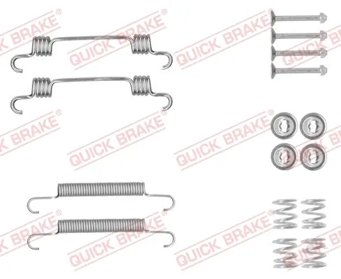 Колодки ручного (стоячого) тормоза quick brake 105-0887