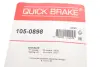 Колодки ручного (стоячого) гальма Quick Brake 1050898 (фото 3)